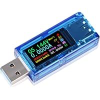 Innovateking-EU Probador de USB 3.0 Multímetro 3.7-30V 0-4A Medidor de Corriente y Voltaje Voltímetro Amperímetro…